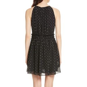 Joie Althia Silk Blend Metallic Dress